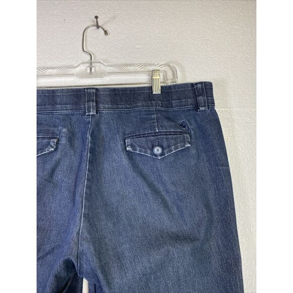 Lee Platinum Label Jeans Womens 18 Blue Denim‎ Stretchy No Gap Waist Band Mom - Picture 8 of 13